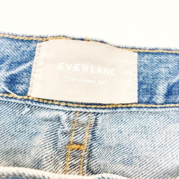 Everlane cheeky high Straight Leg Jeans - Light Blue - Picture 2 of 6